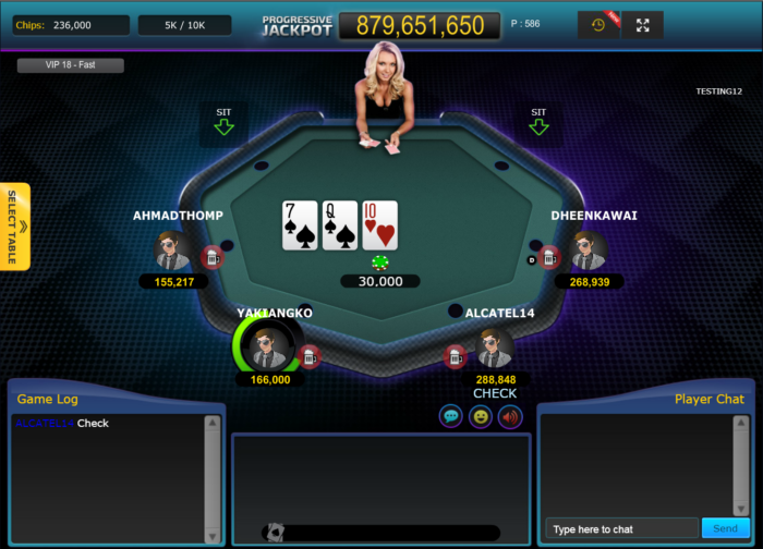 game bài poker trực tuyến